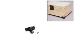 SET 12 PES DOURADOS ENVELHECIDO 2.3X2.3X2.2CM