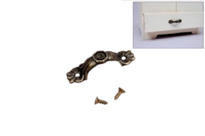 SET 12 PUXADORES DOURADOS 3.8X1CM