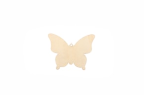 SET 12 BUTTERFLIES 10.5X8X0.3CM  POPLAR WOOD