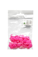 SET 20 BOTONES PRESION1.24CM ROSA