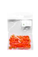 PR * SET 20 PRESSURE BUTTONS 1.24CM ORANGE