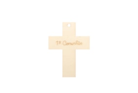 SET 12 CRUZES 6x4.5x0.3CM "1ª COMUNHAO" CHOUPO