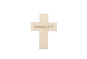 SET 12 CRUZES 6x4.5x0.3CM "PROFISSAO DE FE" CHOUPO