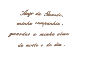 ORAÇAO ANJO DA GUARDA 72X3.4X0.3CM MDF