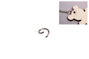 SET 24 ARGOLAS CROMADAS D.1 CM