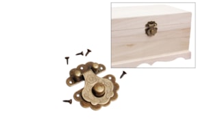 SET 6 FECHOS CIERRES ORO VIEJO 3.7X4CM