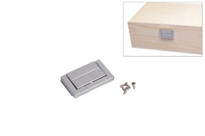 SET 6 FECHOS METALICO 3.7X2.3CM