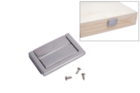 SET 6 FECHOS METALICO 4.6X3CM