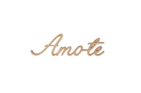 SET 12 PALAVRAS AMO-TE 9.7X3X0.3CM MDF
