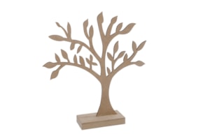 TREE W/BASE 35X37.5X0.5CM MDF