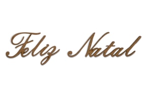 SET 6 PALAVRAS FELIZ NATAL 15.9X3X0.3CM MDF