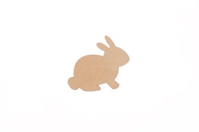 SET 12 COELHOS 7.5X6.3X0.3CM MDF