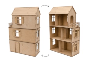 CASA 48.5X21.2X74.2X0.3CM MDF