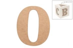 SET 6 LETRAS O 13.7X0.3CM DM