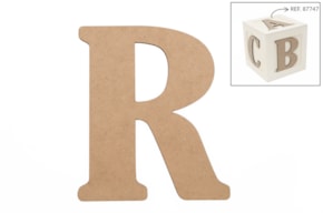SET 6 LETRAS R 13.7X0.3CM DM