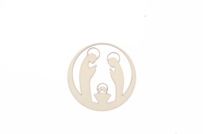 SET 12 BOLAS C/PRESEPIO 9X9X0.2CM CHOUPO