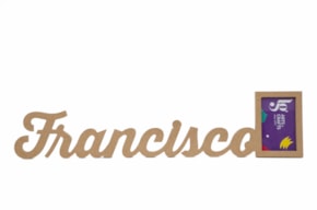 P.FOTO RECT. C/ NOME PERSONALIZAVEL 6 A 10 LETRAS 16.4X1.2CM