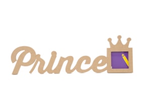 P.FOTO COROA PRINCE 43X13.5X1.2CM MDF