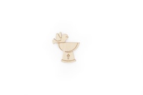 SET 12 BAPTISMAL FONTS 4.4X5X0.3CM CHOUPO