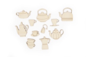 SET 11 APLICATIONS TEA 6X0.3CM CHOUPO