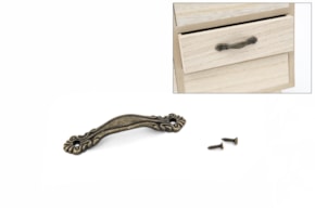 SET 6 PUXADORES DOURADOS 6.5X1.2CM