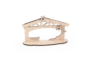 SET 2 CABANAS P/PRESEPIO 17.5X10X0.4CM CHOUPO