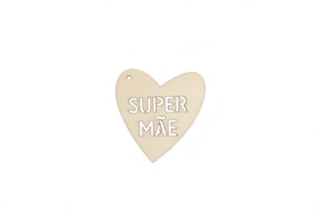 SET 12 CORACOES SUPER MAE 6.6X7X0.3CM CHOUPO