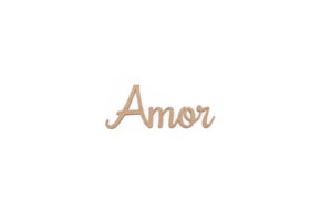 SET 12 PALAVRAS AMOR 7.8X3X0.3CM MDF