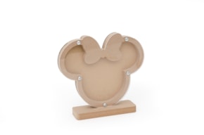 KIT QUADRO MEALHEIRO RATINHA 20.8X18.9X1.6CM MDF C/BASE