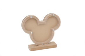 KIT QUADRO MEALHEIRO RATINHO 20.8X18X1.6CM MDF C/BASE