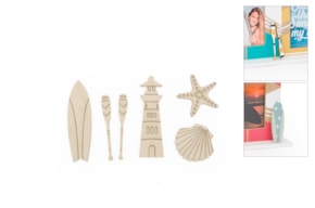 SET 12 ELEMENTOS DEL MAR 5-8CMX0.3CM CHOUPO