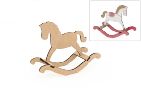 SET 2 KITS CAVALINHOS DE BALOIÇO 20X9X17X0.5CM MDF