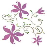 STENCIL 13X13CM PRIMAVERA 300011232 ACRILEX