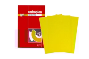 SET 100 PAPEIS QUIMICO AMARELO P/TECIDO 21X29CM