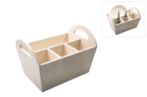 BASKET FOR CUTLERY AND PLATES 29x19.5X19CM