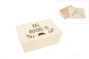 CAIXA PAI ADORO-TE 22X15X8CM