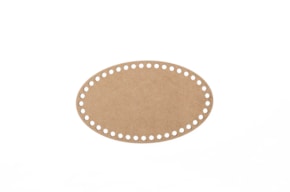 BASE OVAL COM FUROS