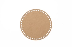 BASE REDONDA COM FUROS