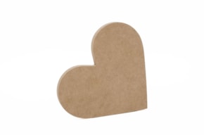 SET 2 CORAÇOES 27X25X1.6CM MDF