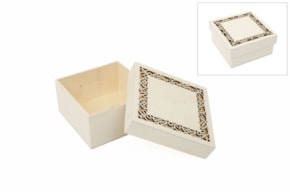 CAIXA RENDILHADA 16X16X8CM