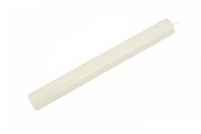 VELA BATIZADO CILINDRICA 3.5X32CM MARFIM C/VERNIZ