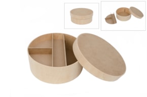 CAIXA DE BATIZADO REDONDA D.35 X 14CM