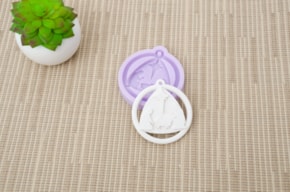 SILICONE MOULD 6.7X7.2CM MLD068 NATIVITY FAMILY