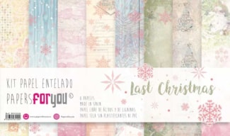 PR * KIT SCRAP BINDING 8 PAPERS 30.5X30.5CM CHRISTMAS PFY-3150