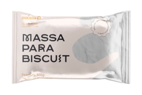 MASSA BISCUIT 900grs BRANCA INKWAY