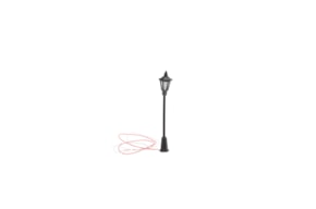 SET 5 PLASTIC LAMP 7CM  with led