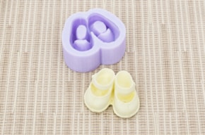 MOLDE SILICONE 4.5X4CM MLD099 SAPATINHOS