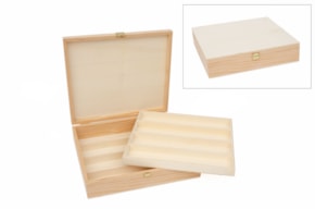 CAJA P/RELOJES DIV.2X4CM /  30X27X7CM