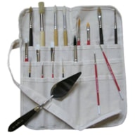 PORTA PINCEIS 29 X 32CM ALGODÃO BRANCO