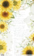 PAPEL ARROZ 54X33CM SUNFLOWERS II  PFY-4331